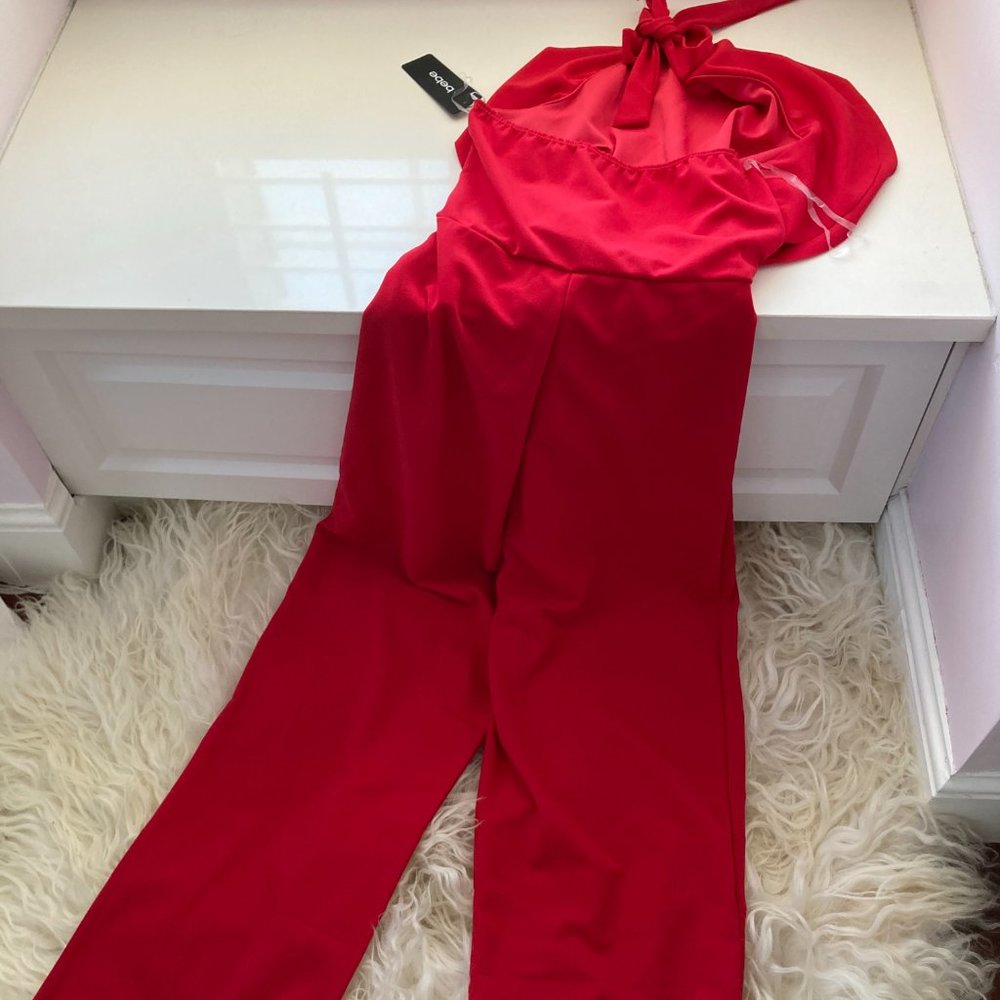 bebe Halter Neck Jumpsuit - Picture 12 of 14